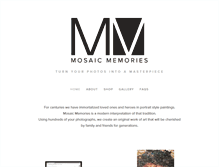 Tablet Screenshot of mymosaicmemories.com